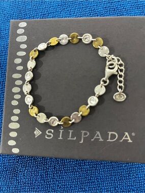 Silpada Crystal Link Bracelet | B3417